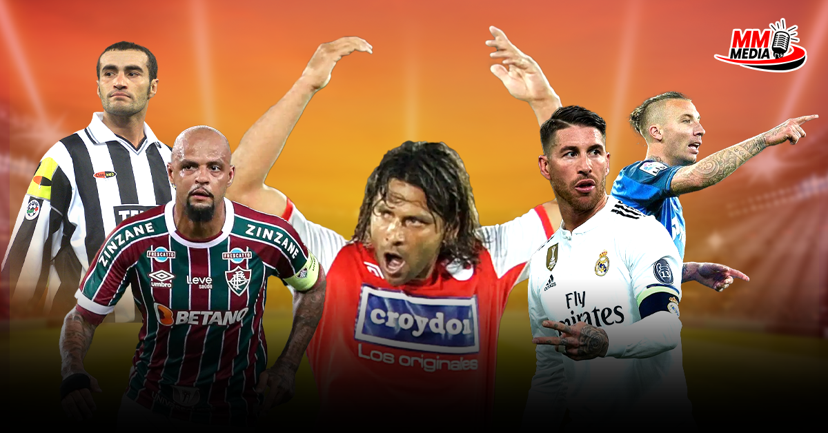 The 5 players with the most red cards in football